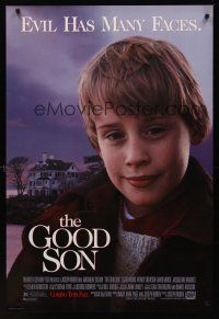 8z486 GOOD SON advance 1sh '93 Elijah Wood, image of creepy Macaulay Culkin!