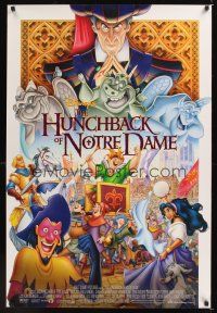 8z528 HUNCHBACK OF NOTRE DAME DS 1sh '96 Walt Disney cartoon from Victor Hugo's novel!