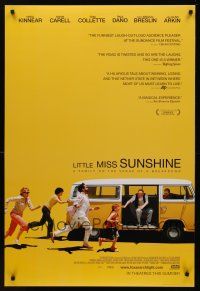 8z578 LITTLE MISS SUNSHINE advance DS 1sh '06 Abigail Breslin, Kinnear, Steve Carell, Alan Arkin!