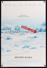8z614 MYSTERY ALASKA DS 1sh '99 Russell Crowe's small town hockey team vs. the New York Rangers!