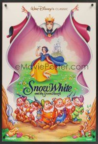 8z701 SNOW WHITE & THE SEVEN DWARFS 1sh R93 Walt Disney animated cartoon fantasy classic!