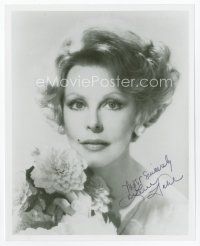 9a047 ARLENE DAHL signed 8x10 REPRO still '80s pretty head & shoulders close up late in her career!