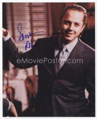9a060 GIOVANNI RIBISI signed color 8x10 REPRO still '01 close up smiling portrait in suit & tie!