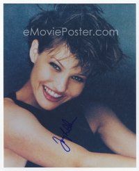 9a069 JOEY LAUREN ADAMS signed color 8x10 REPRO still '00s smiling portrait of the sexy star!