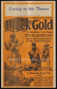 9a251 BLACK GOLD pressbook '27 exact full-size image of the 14x22 window card!