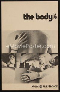 9a253 BODY pressbook '71 x-rated documentary narrated by Frank Finlay & Vanessa Redgrave!