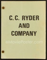 9a207 C.C. & COMPANY third draft script March 24, 1970, screenplay by Roger Smith!