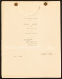 9a215 LADY GAMBLES continuity & dialogue script March 3, 1949, screenplay by Roy Huggins!