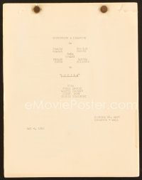 9a221 LOUISA continuity & dialogue script May 4, 1950, screenplay by Stanely Roberts!