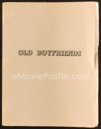 9a232 OLD BOYFRIENDS rough draft script '77 screenplay by Paul Schrader and Leonard Schrader!
