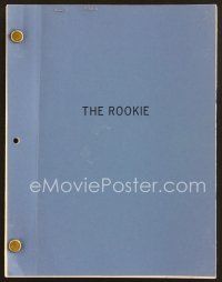 9a235 ROOKIE revised draft script December 1989, screenplay by Boaz Yakin and Scott Spiegel!