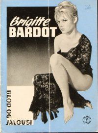 9a173 NIGHT HEAVEN FELL Danish program '58 different images of sexiest Brigitte Bardot!