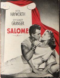 9a181 SALOME Danish program '53 sexy Rita Hayworth romanced by Stewart Granger, different!