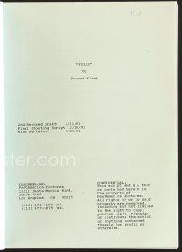 9a210 FOLKS revised shooting script March 11, 1991, screenplay by Robert Klane!