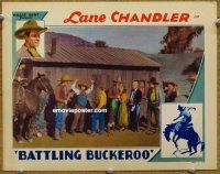 9b135 BATTLING BUCKEROO LC '32 Lane Chandler with pretty Doris Hill, Yakima Canutt & others!