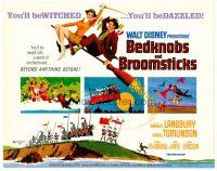 9b041 BEDKNOBS & BROOMSTICKS TC '71 Walt Disney, Angela Lansbury, great cartoon art!