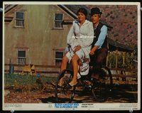 9b195 BUTCH CASSIDY & THE SUNDANCE KID LC #3 '69 Paul Newman & Katharine Ross on bicycle!