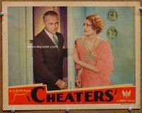 9b216 CHEATERS LC '34 pretty June Collyer doesn't want to let William Boyd in the door!