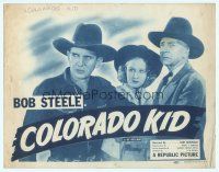 9b048 COLORADO KID TC R40s cowboy Bob Steele, Marion Weldon, Karl Hackett!