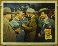 9b228 CONEY ISLAND LC '43 Phil Silvers in straw hat watches Paul Hurst & George Montgomery fighting!