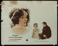 9b273 ETERNAL FLAME LC '22 close up of pretty Norma Talmadge receiving the General's message!