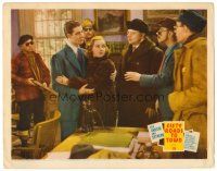 9b286 FIFTY ROADS TO TOWN LC '37 small town hunters confront Don Ameche & Ann Sothern in mink!