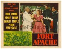 9b292 FORT APACHE LC #4 '48 Guy Kibbee looks amazed when cut in while dancing with Shirley Temple!