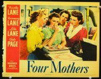 9b293 FOUR MOTHERS LC '41 close up of Gale Page, Priscilla Lane & her sisters!