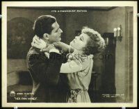 9b363 HER OWN MONEY LC '22 close up of Ethel Clayton telling Warner Baxter she did it for him!