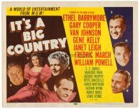 9b063 IT'S A BIG COUNTRY TC '51 Gary Cooper, Janet Leigh, Gene Kelly & other major stars!