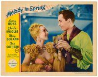 9b489 MELODY IN SPRING LC '34 Lanny Ross & sexy Ann Sothern in cool costumes toasting!
