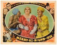 9b491 MERRY GO ROUND OF 1938 LC '37 wacky image of guys in turbans sitting by large man in a dress!