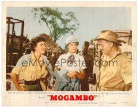 9b506 MOGAMBO LC #3 '53 Clark Gable, Grace Kelly & Ava Gardner in Africa, directed by John Ford!