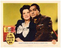 9b515 MR. WINKLE GOES TO WAR LC '44 close up of Edward G. Robinson & pretty Ruth Warrick!