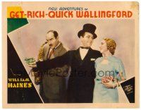 9b528 NEW ADVENTURES OF GET-RICH-QUICK WALLINGFORD LC '31 William Haines with Hyams & Torrence!
