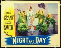 9b532 NIGHT & DAY LC '46 men in parkas stare at pretty Mary Martin in sexy snow suit!