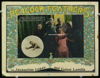 9b573 PEACOCK FEATHERS LC '25 Jacqueline Logan realizes Landis is in trouble, cool border art!
