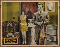 9b584 PLAY GIRL LC '28 Johnny Mack Brown finds pretty Madge Bellamy & her clothes in his room!