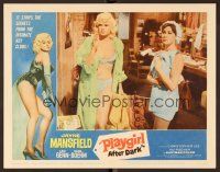 9b585 PLAYGIRL AFTER DARK LC #5 '60 sexy barely-dressed Jayne Mansfield in dressing room!