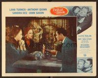 9b595 PORTRAIT IN BLACK LC #6 '60 Virginia Grey eats dinner with Sandra Dee & John Saxon!