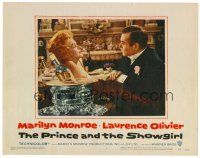 9b026 PRINCE & THE SHOWGIRL LC #1 '57 Laurence Olivier w/sexy Marilyn Monroe by champagne bucket!