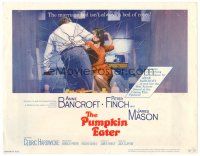 9b083 PUMPKIN EATER TC '64 Anne Bancroft, Peter Finch, a marriage bed isn't always a bed of roses!