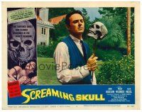9b626 SCREAMING SKULL LC #2 '58 guy doesn't look very scared by the skull & it isn't screaming!