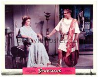9b031 SPARTACUS LC '61 Stanley Kubrick, Laurence Olivier as Crassus with beautiful Jean Simmons!