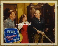 9b687 STRAWBERRY ROAN LC #6 '47 Gene Autry & pretty Gloria Henry watch Jack Holt load rifle!