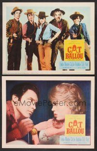 9c756 CAT BALLOU 2 LCs '65 classic sexy cowgirl Jane Fonda, Lee Marvin!