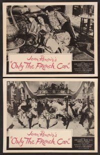 9c774 FRENCH CANCAN 2 LCs '55 Jean Renoir's 'Only The French Can', sexy dancers!