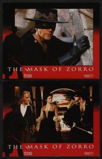 9c803 MASK OF ZORRO 2 LCs '98 Antonio Banderas, sexy Catherine Zeta-Jones, Anthony Hopkins!