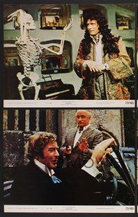 9c504 SLEUTH 6 color 11x14 stills '72 Laurence Olivier, Michael Caine, directed by Mankiewicz!