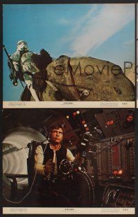 9c707 STAR WARS 3 color 11x14 stills '77 George Lucas classic sci-fi, Darth Vader, Harrison Ford
